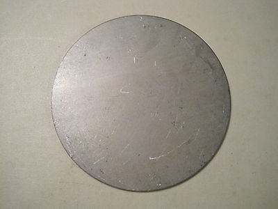 1/8" Steel Plate, Disc Shaped, 4" Diameter, .125 A36 Steel, Round, Circle