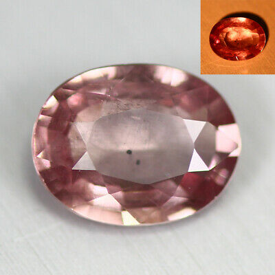 1.235 Ct Rare Natural From Earth Mined *color Change Malaya Garnet* Aaa+ Gem~!!!
