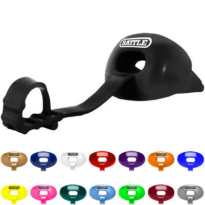 Battle Sports Science Oxygen Lip Protector Mouthguard With Strap